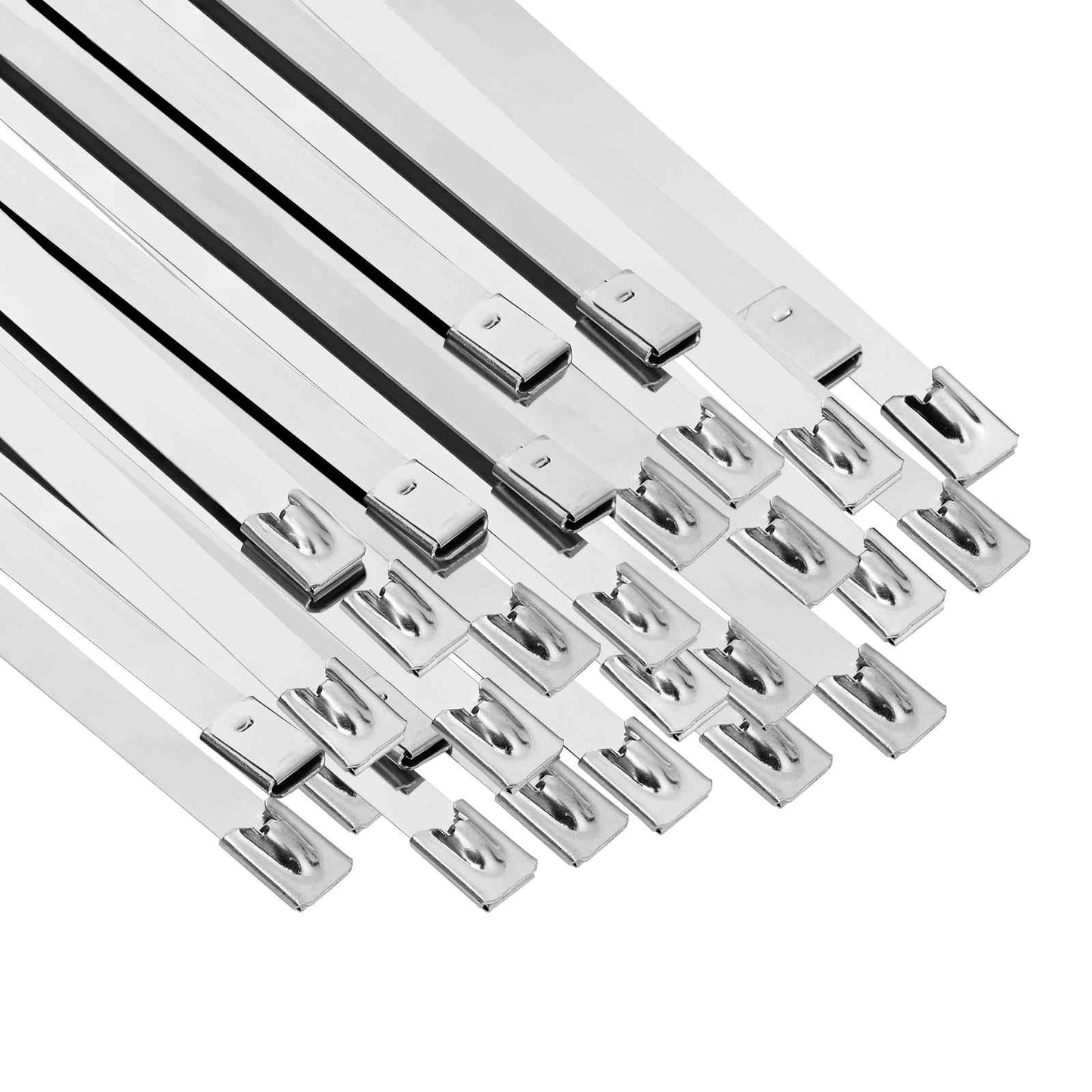 vidaXL Cable Tie 250 pcs 7.9 x 800 mm Silver 2