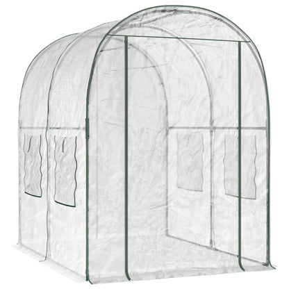 vidaXL Greenhouse with Frame 160 x 200 x 192.5 cm PVC Transparent 2