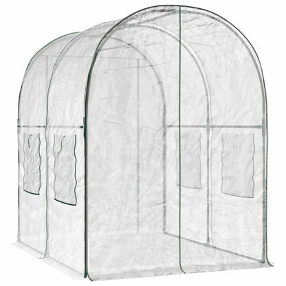 vidaXL Greenhouse with Frame 160 x 200 x 192.5 cm PVC Transparent 5