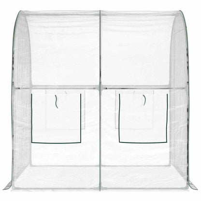 vidaXL Greenhouse with Frame 160 x 200 x 192.5 cm PVC Transparent 4