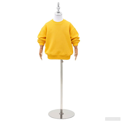 Adjustable 120-150 Mannequin with Base Unisex PP White
