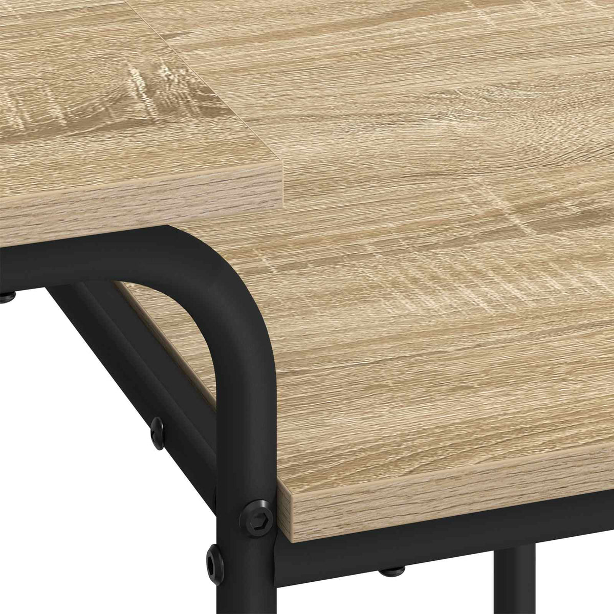 vidaXL Desk with Storage Sonoma Oak 100 x 50 x 75 cm 6