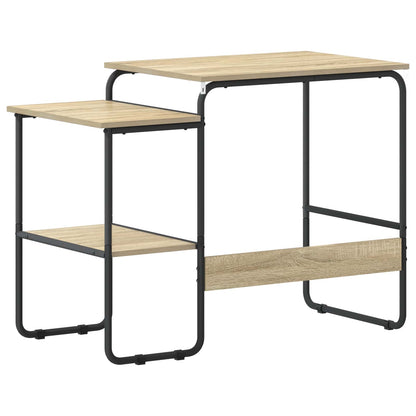 vidaXL Desk with Storage Sonoma Oak 100 x 50 x 75 cm 5