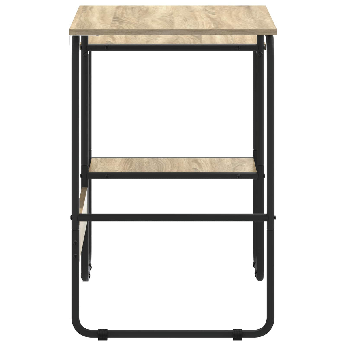 vidaXL Desk with Storage Sonoma Oak 100 x 50 x 75 cm 4