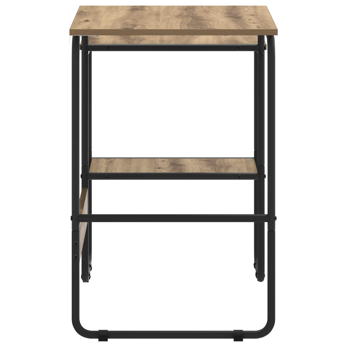 vidaXL Desk with Storage Artisan Oak 100 x 50 x 75 cm 4