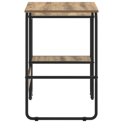 vidaXL Desk with Storage Artisan Oak 100 x 50 x 75 cm 4