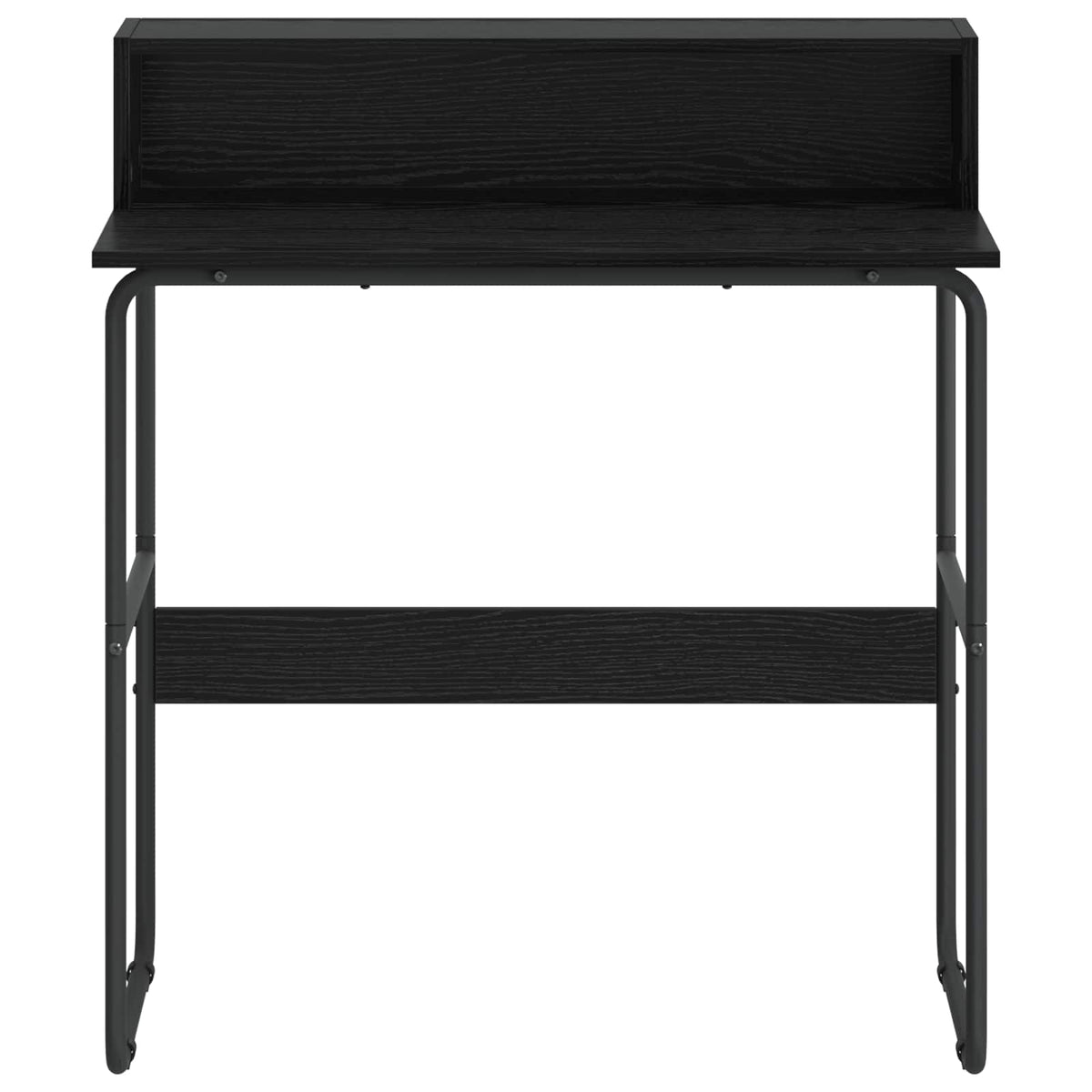vidaXL Desk with Storage Black Oak 80 x 50 x 91 cm 3