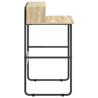 vidaXL Desk with Storage Sonoma Oak 80 x 50 x 91 cm 4