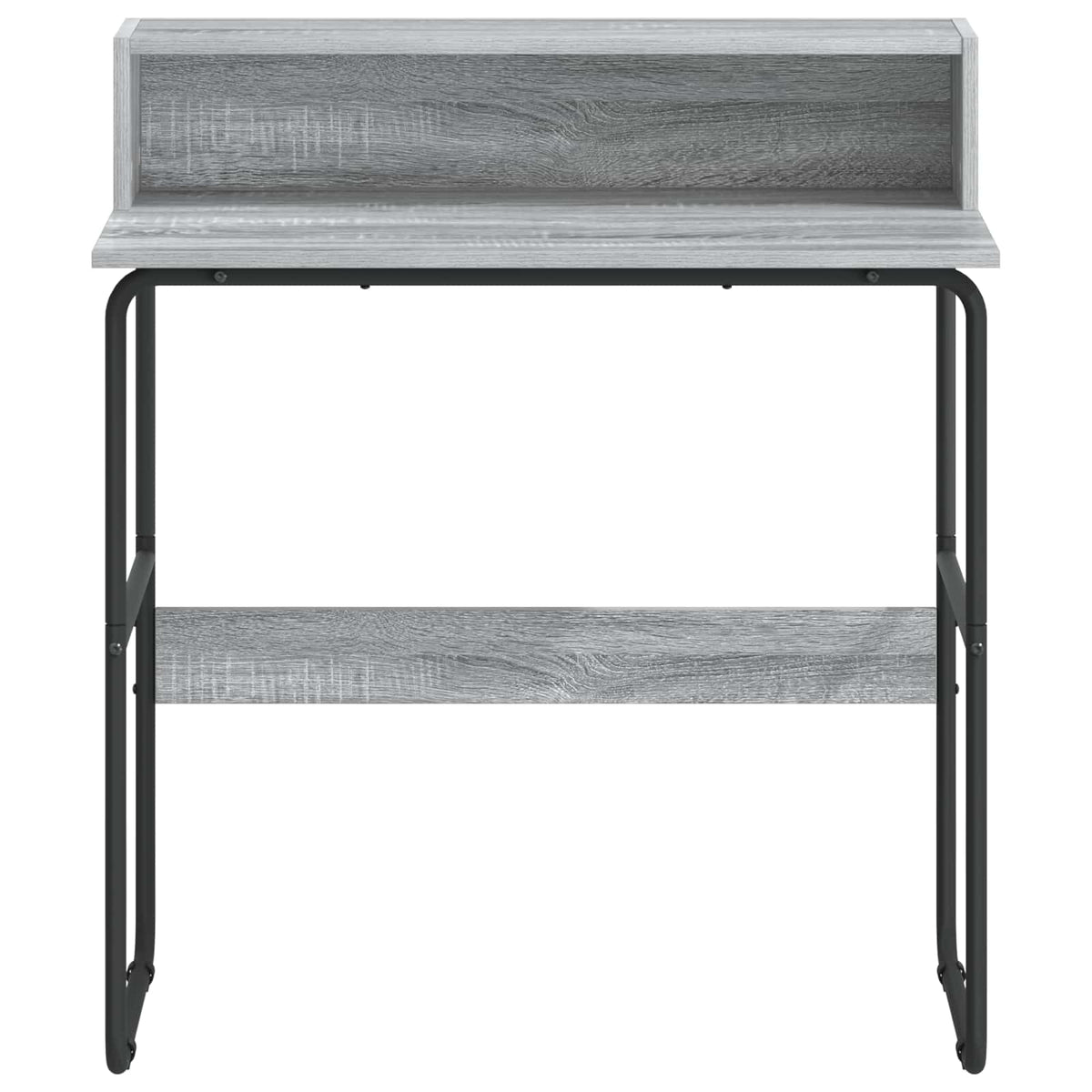 vidaXL Desk with Storage Grey Sonoma 80 x 50 x 91 cm 3