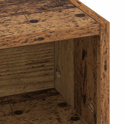 vidaXL Desk with Storage Old Wood 80 x 50 x 91 cm 6