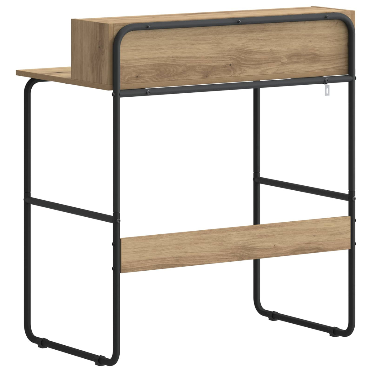 vidaXL Desk with Storage Artisan Oak 80 x 50 x 91 cm 5