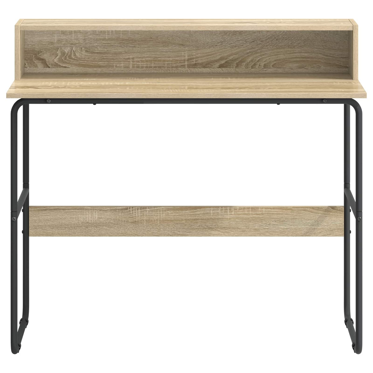 Desk with Storage Sonoma oak 100 x 50 x 91 cm