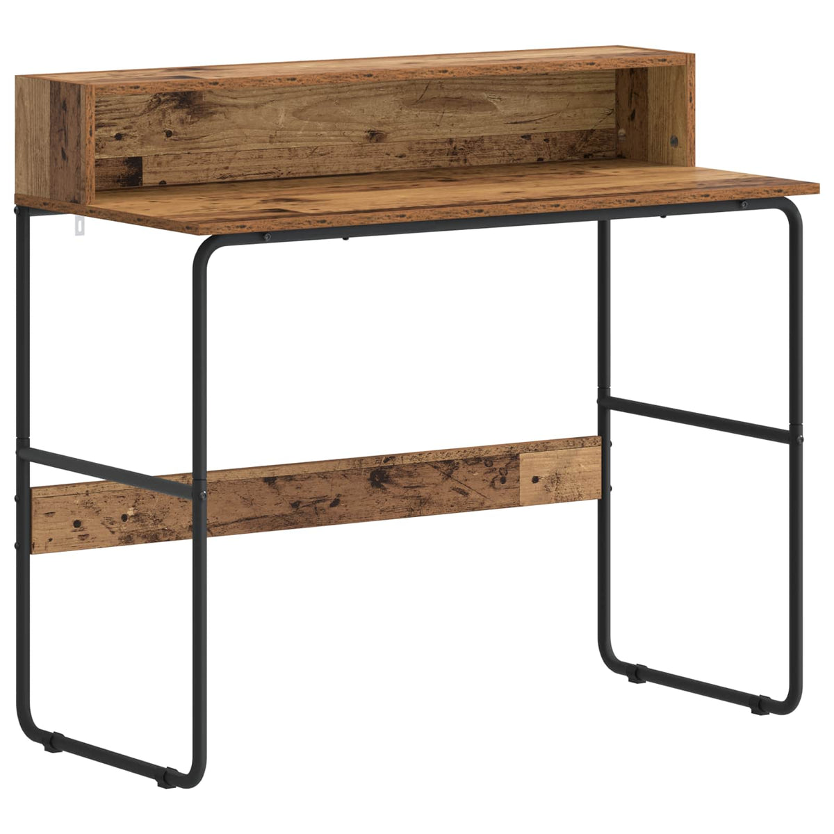 Desk with Storage Old wood 100 x 50 x 91 cm