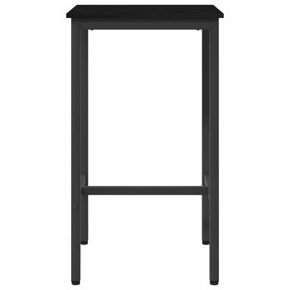 vidaXL Bar Table 52 x 52 x 110 cm Engineered Wood Black Oak 3