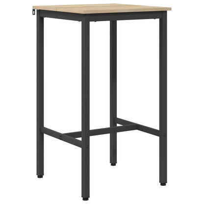 vidaXL Bar Table 52 x 52 x 110 cm Engineered Wood Sonoma Oak 2