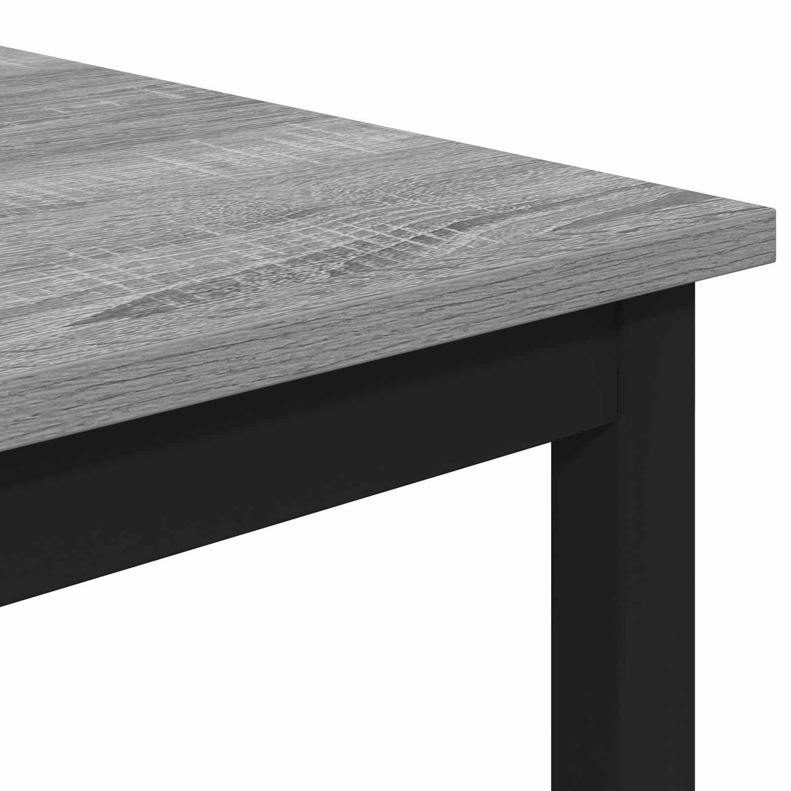 vidaXL Bar Table 52 x 52 x 110 cm Engineered Wood Grey Sonoma 4