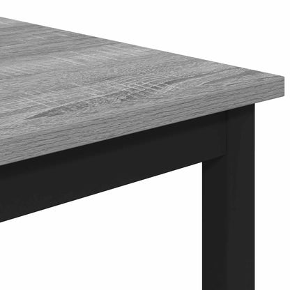 vidaXL Bar Table 52 x 52 x 110 cm Engineered Wood Grey Sonoma 4