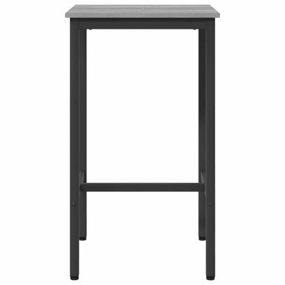 vidaXL Bar Table 52 x 52 x 110 cm Engineered Wood Grey Sonoma 3