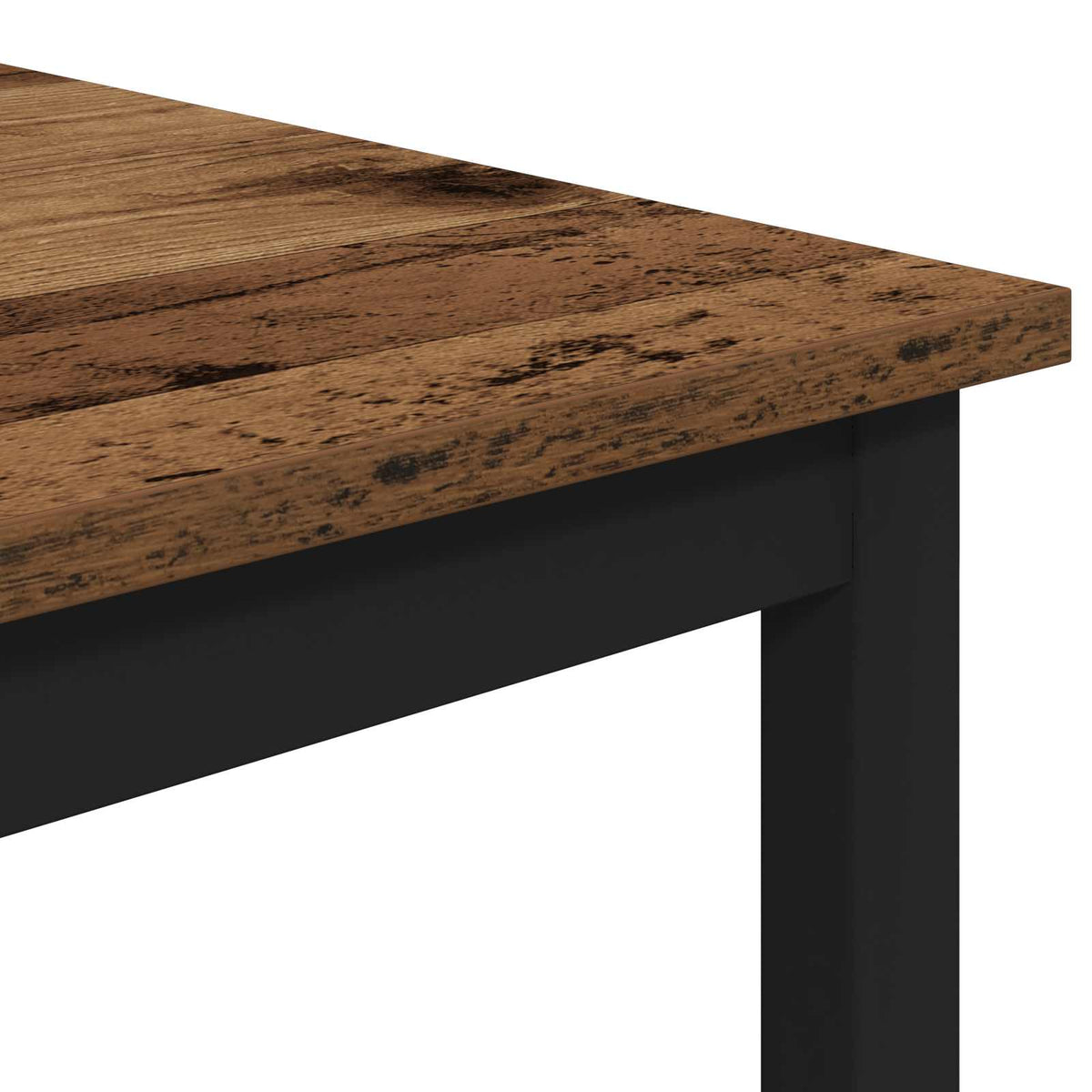 vidaXL Bar Table 52 x 52 x 110 cm Engineered Wood Old Wood Rectangular 4