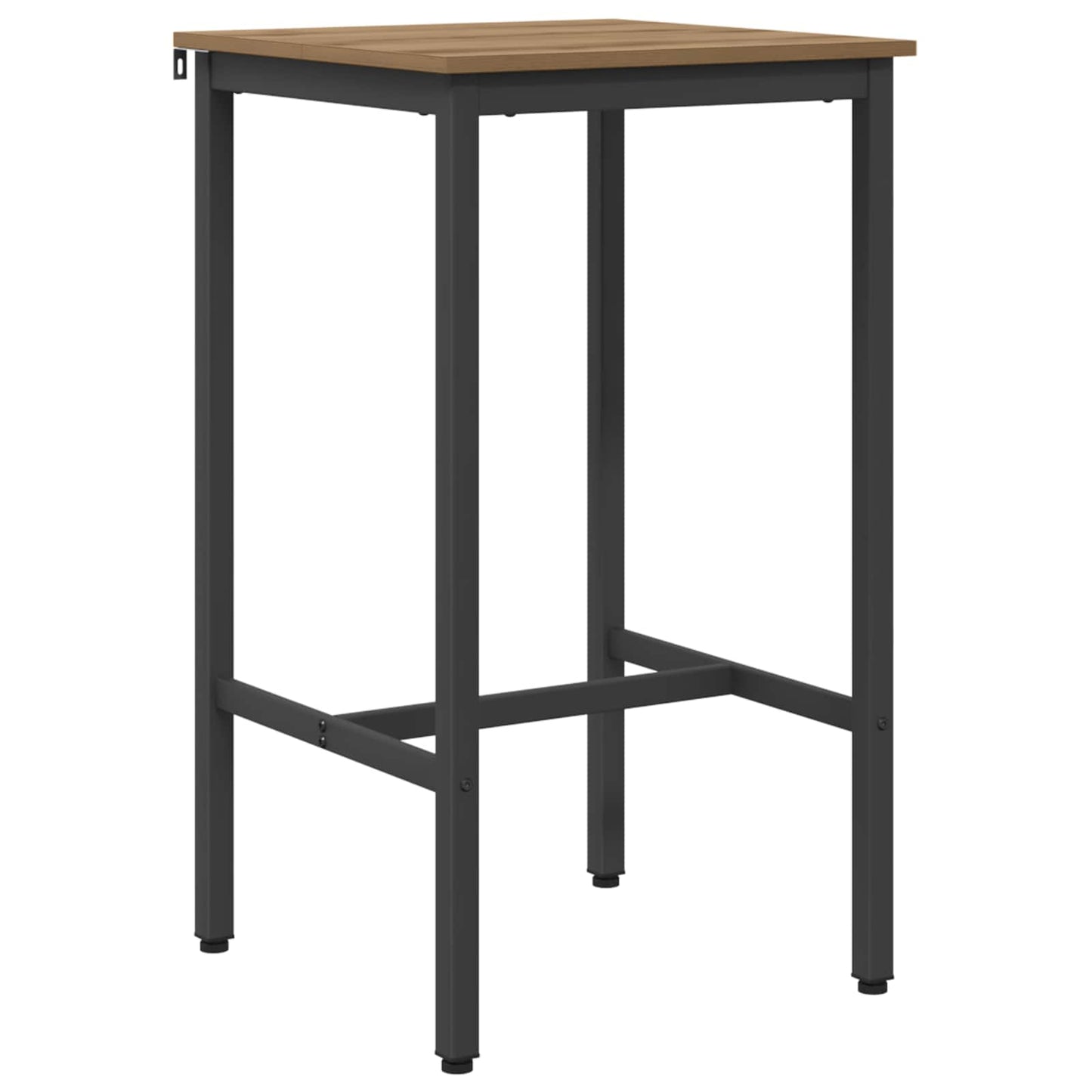 vidaXL Bar Table 52 x 52 x 110 cm Engineered Wood Artisan Oak 2