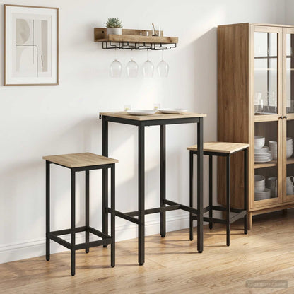 vidaXL Bar Stool 2 pcs Sonoma Oak 40 x 32 x 74 cm Engineered Wood 1