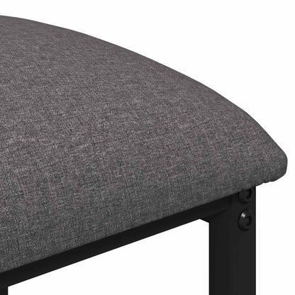 vidaXL Bar Stool 2 pcs Light Grey 40 x 32 x 64 cm Engineered Wood 6