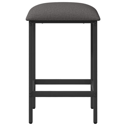 vidaXL Bar Stool 2 pcs Light Grey 40 x 32 x 64 cm Engineered Wood 4