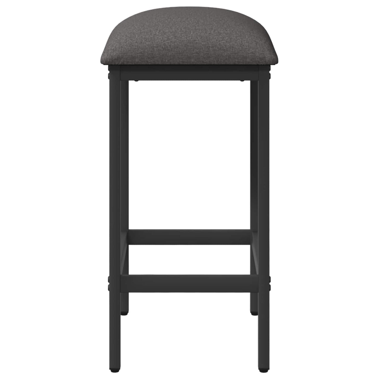 vidaXL Bar Stool 2 pcs Light Grey 40 x 32 x 64 cm Engineered Wood 5