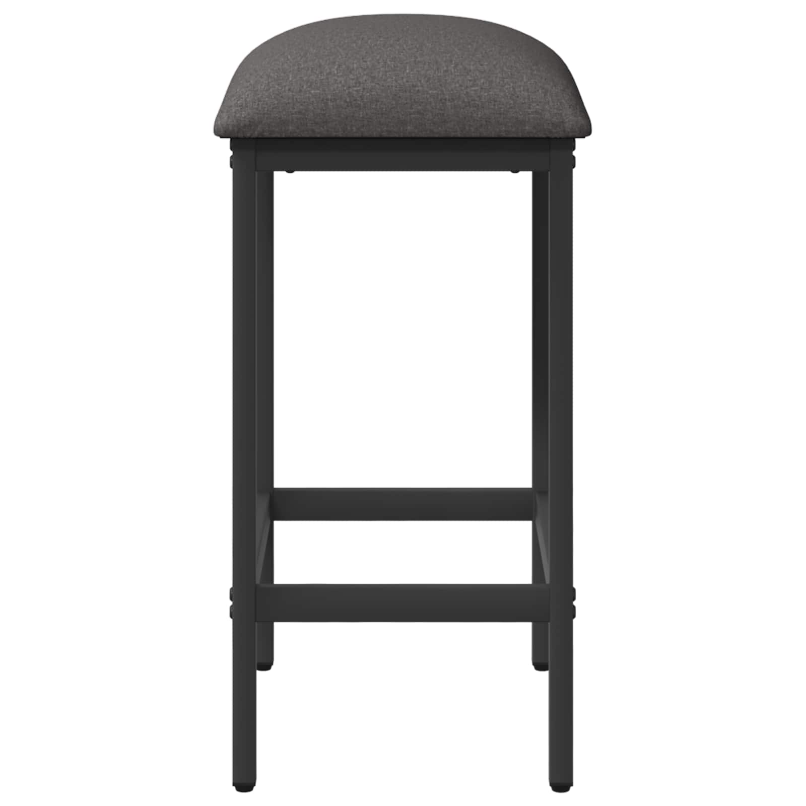 vidaXL Bar Stool 2 pcs Light Grey 40 x 32 x 64 cm Engineered Wood 5