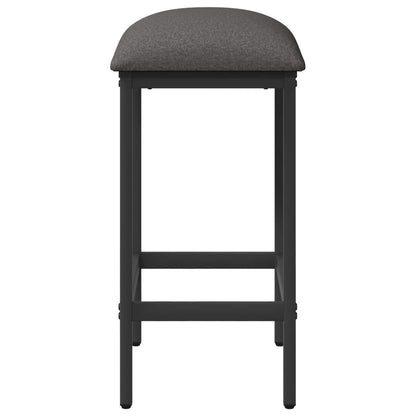 vidaXL Bar Stool 2 pcs Light Grey 40 x 32 x 64 cm Engineered Wood 5