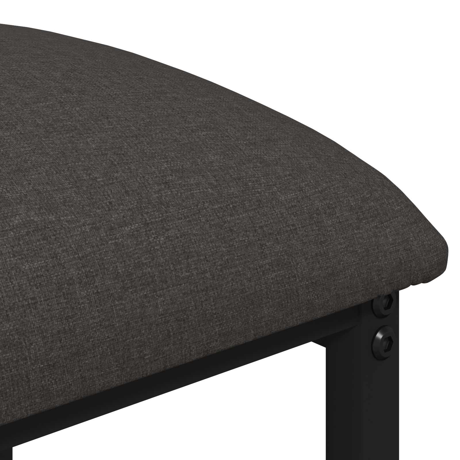 vidaXL Bar Stool 2 pcs Dark Grey 40 x 32 x 64 cm Engineered Wood 4