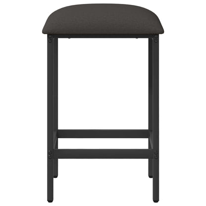 vidaXL Bar Stool 2 pcs Dark Grey 40 x 32 x 64 cm Engineered Wood 3