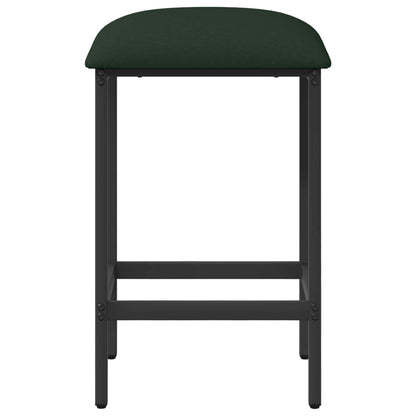 vidaXL Bar Stool 2 pcs Dark Green 40 x 32 x 64 cm Engineered Wood 3
