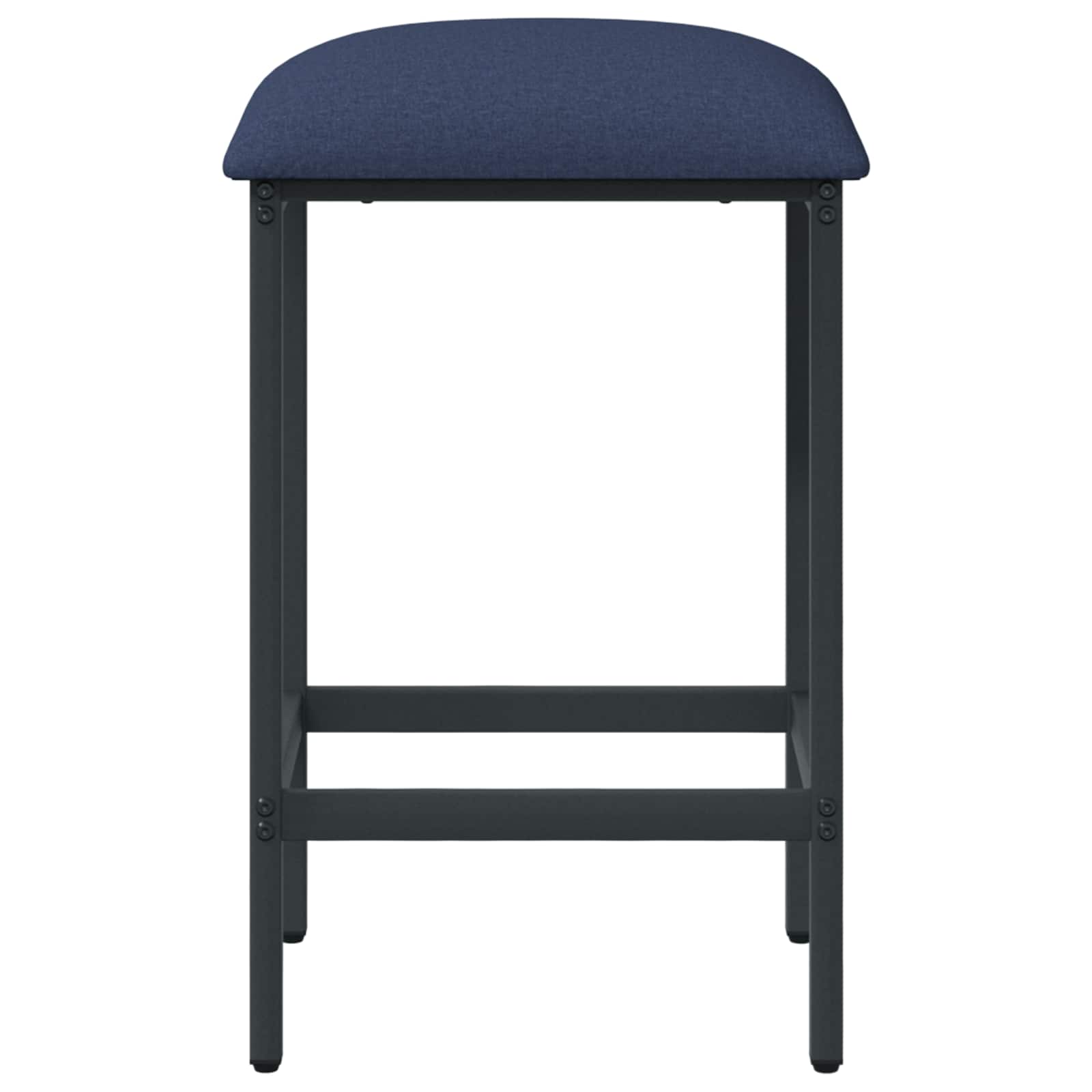 vidaXL Bar Stool 2 pcs Blue 40 x 32 x 64 cm Engineered Wood 3