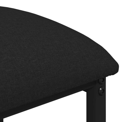 vidaXL Bar Stool Black 40 x 32 x 74 cm Engineered Wood 4
