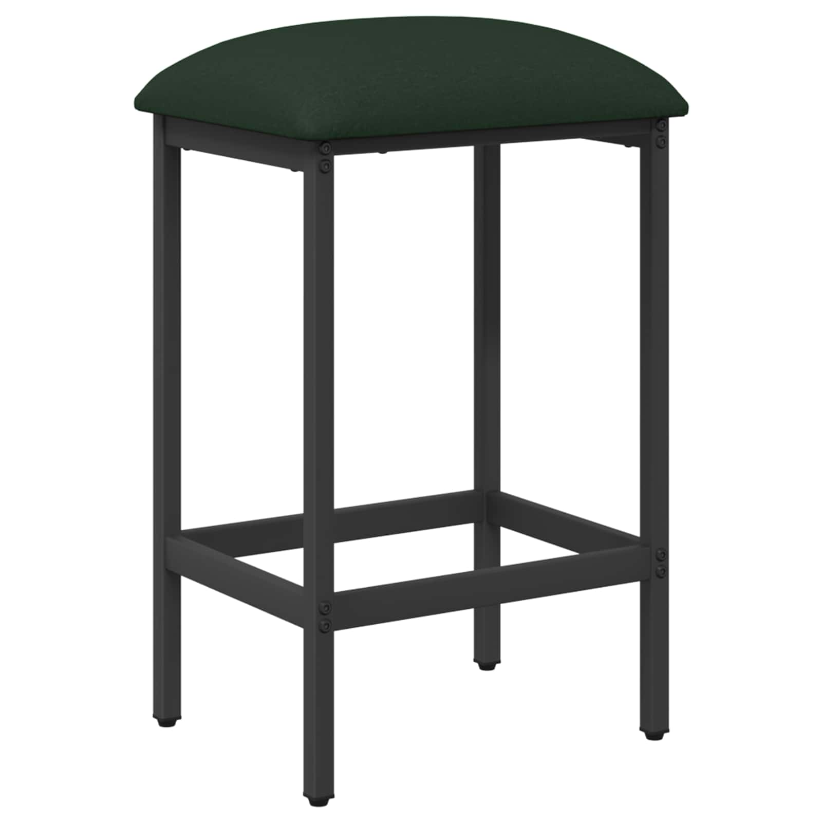 vidaXL Bar Stool Dark Green 40 x 32 x 74 cm Engineered Wood 2