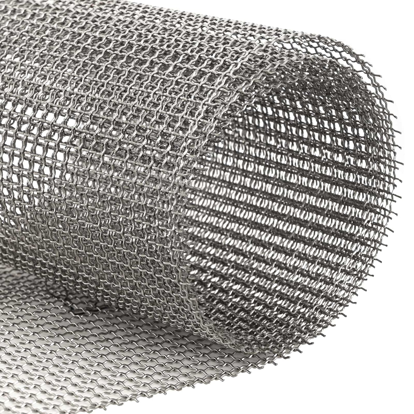 vidaXL Mesh Screen 60 x 1000 cm 3 Mesh Stainless Steel 201 Silver 3
