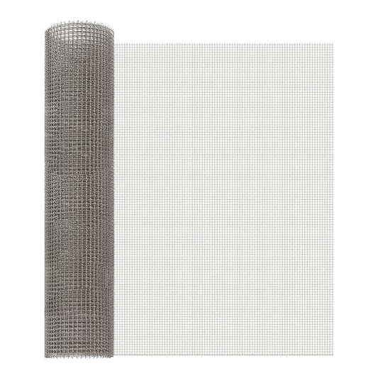 Mesh Screen 60 x 1000 cm Stainless Steel 201 Silver 3 mesh