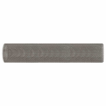 vidaXL Mesh Screen 60 x 1000 cm 3 Mesh Stainless Steel 201 Silver 2