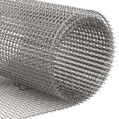 vidaXL Mesh Screen 100 x 500 cm 3 Mesh Stainless Steel 201 Silver 3