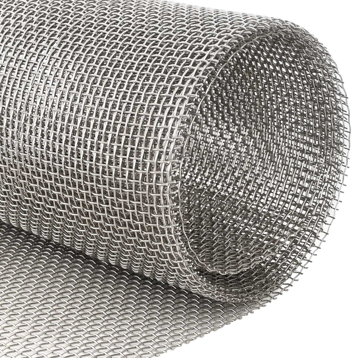 vidaXL Mesh Screen 40 x 1000 cm 6 Mesh Stainless Steel 201 Silver 3