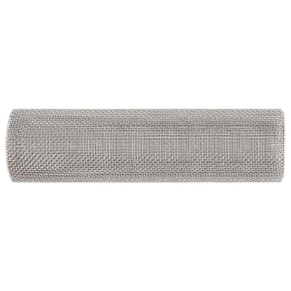 vidaXL Mesh Screen 40 x 1000 cm 6 Mesh Stainless Steel 201 Silver 2
