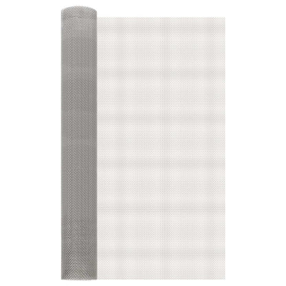 vidaXL Mesh Screen 80 x 500 cm 6 Mesh Stainless Steel 201 Silver 1