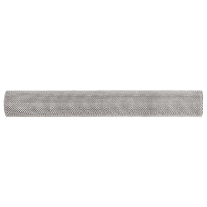 vidaXL Mesh Screen 80 x 500 cm 6 Mesh Stainless Steel 201 Silver 2