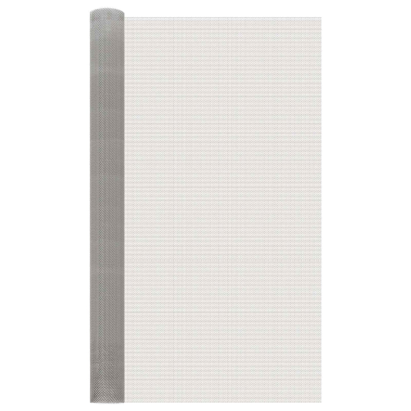 vidaXL Mesh Screen 120 x 200 cm 6 Mesh Stainless Steel 201 Silver 1