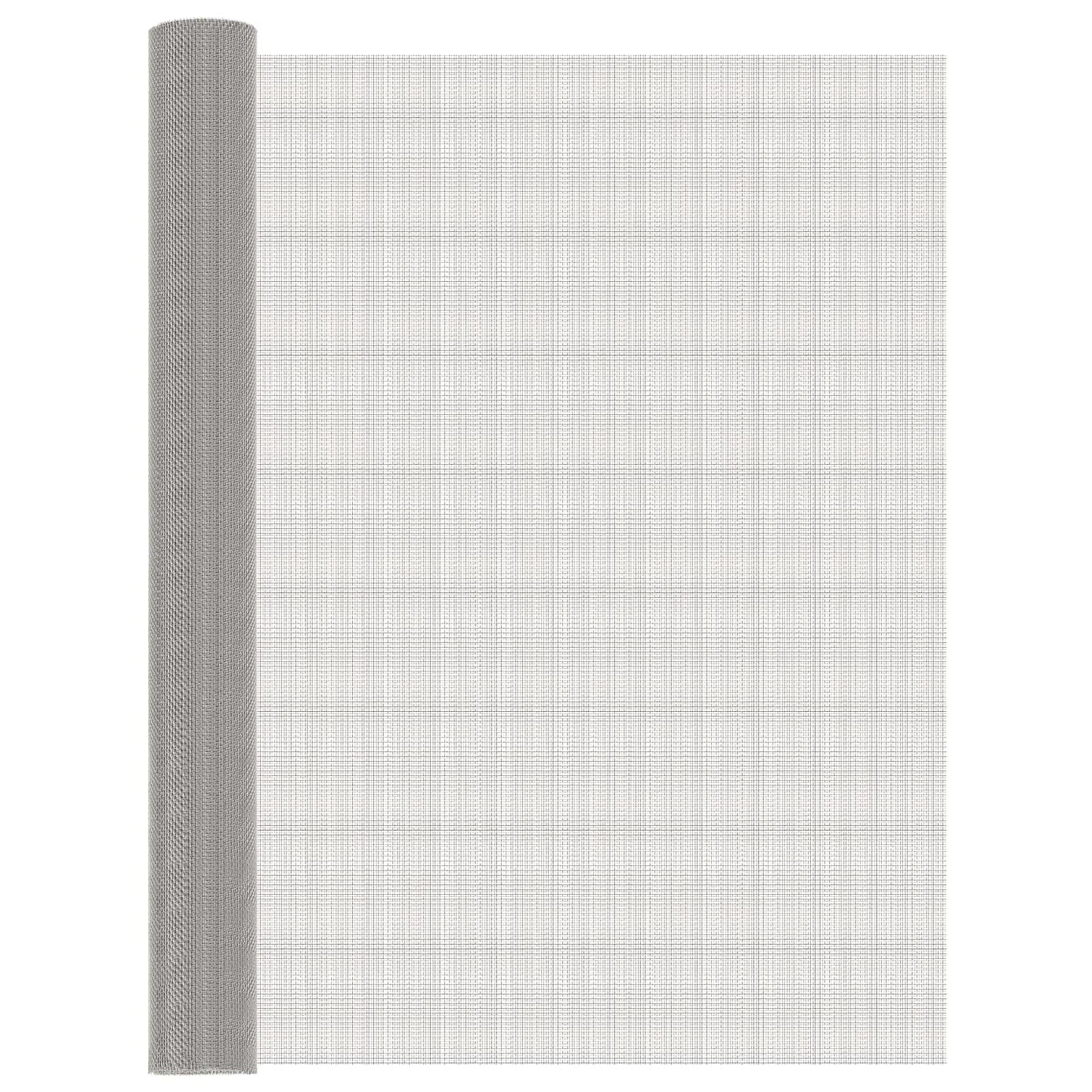 vidaXL Mesh Screen 100 x 500 cm 8 Mesh Stainless Steel 201 Silver 1