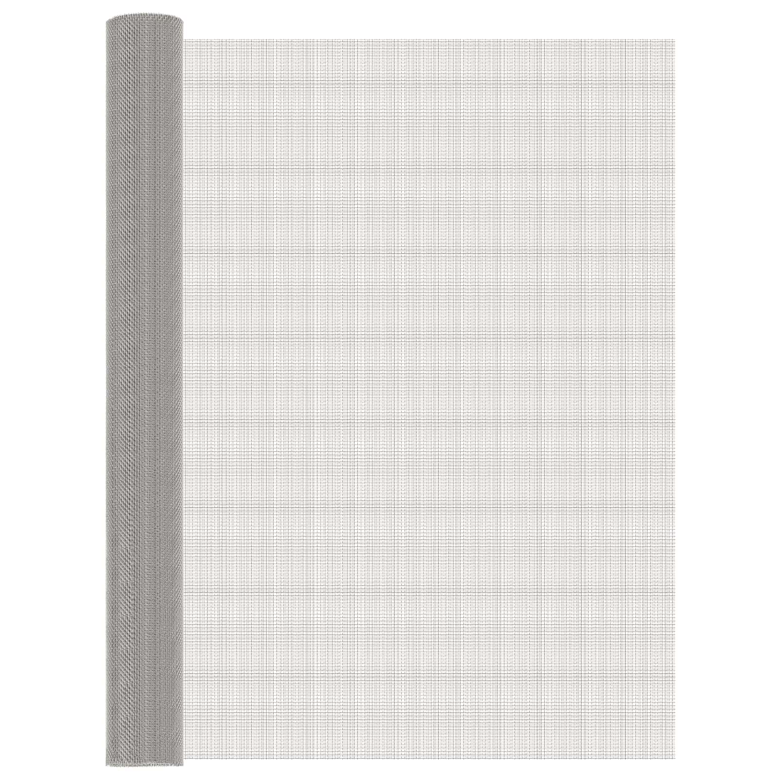 vidaXL Mesh Screen 100 x 500 cm 8 Mesh Stainless Steel 201 Silver 1
