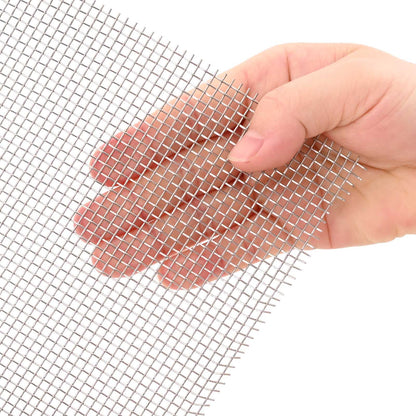 vidaXL Mesh Screen 120 x 200 cm 8 Mesh Stainless Steel 201 Silver 4