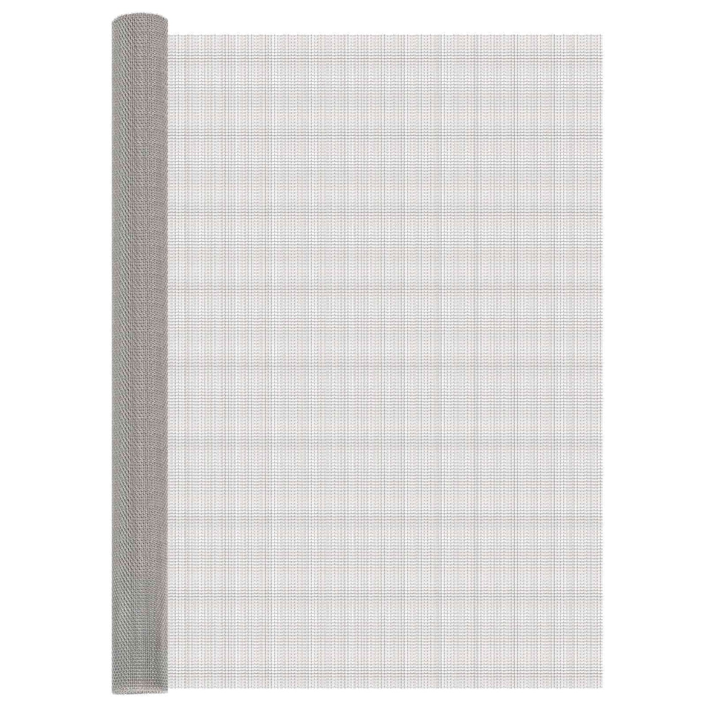 vidaXL Mesh Screen 120 x 200 cm 8 Mesh Stainless Steel 201 Silver 1