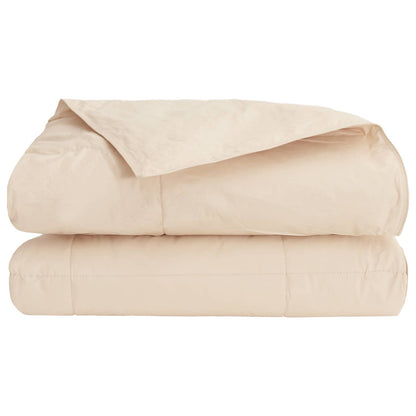 vidaXL Summer Duvet Beige 200 x 220 cm 100% Natural Kapok 4